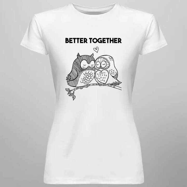 Better together - dámské tričko s potiskem