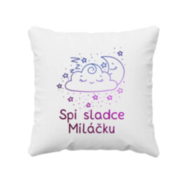 Spi sladce miláčku - polštář s potiskem