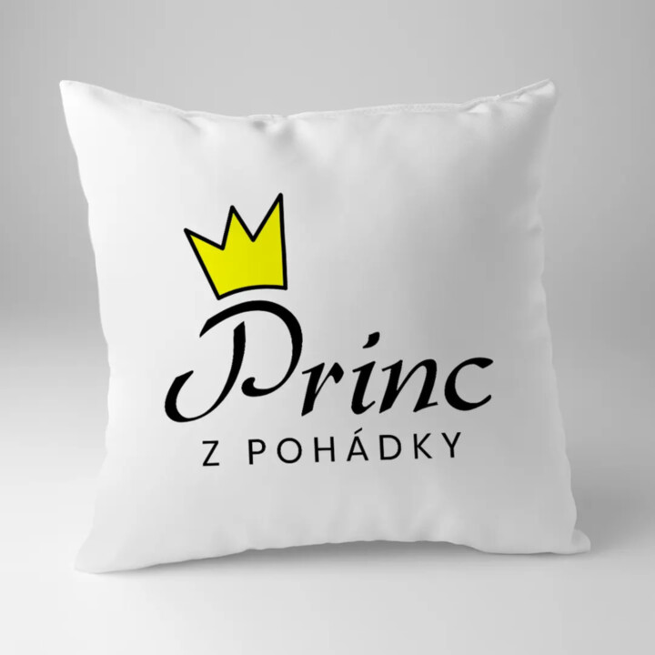 Princ z pohádky - polštář s potiskem