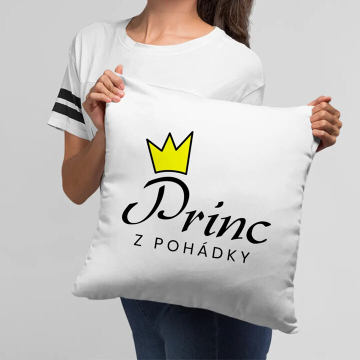 Princ z pohádky - polštář s potiskem