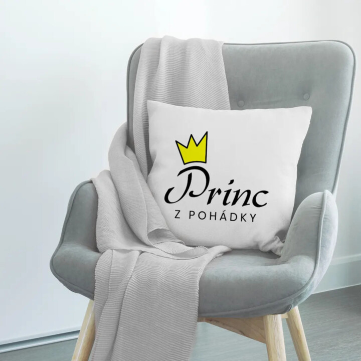 Princ z pohádky - polštář s potiskem