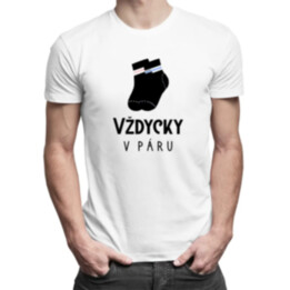 Vždycky v páru - pánské tričko s potiskem