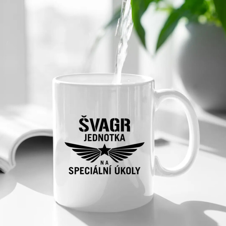 Švagr - jednotka na speciální úkoly - hrnek s potiskem