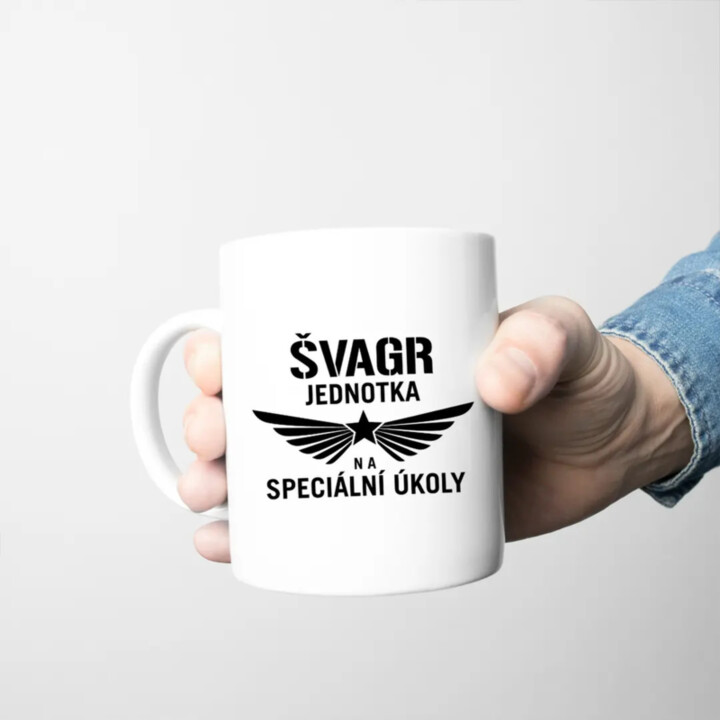Švagr - jednotka na speciální úkoly - hrnek s potiskem