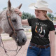 Jezdím na koni, protože to miluji - dámské tričko s potiskem