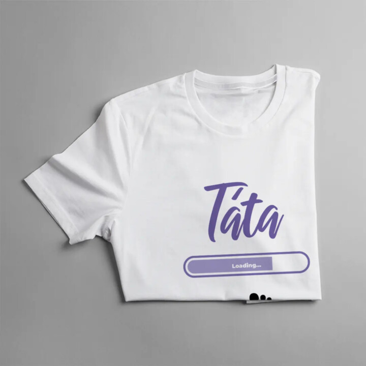 Táta loading ... - pánské tričko s potiskem