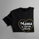 Máma se zlatým srdcem - dámské tričko s potiskem