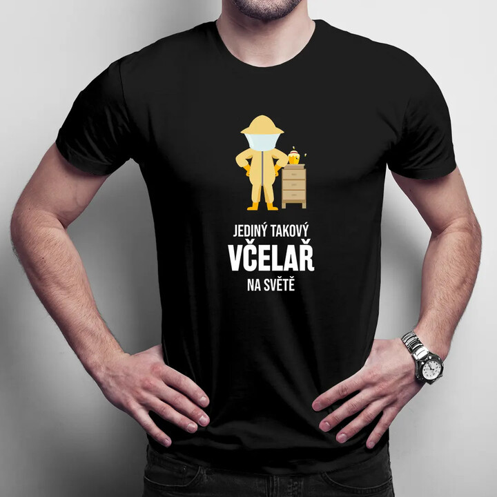 Jediný takový včelař na světě - pánské tričko s potiskem