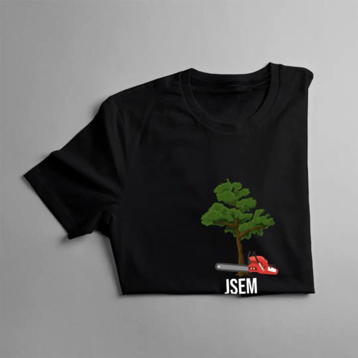 Jsem arborista, vím, co je život na hraně - pánské tričko s potiskem
