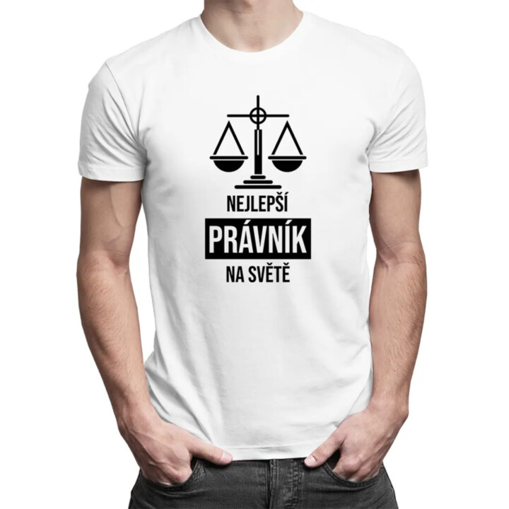 Nejlepší právník na světě - pánské tričko s potiskem