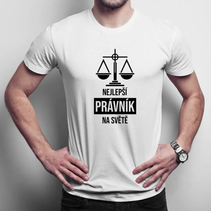 Nejlepší právník na světě - pánské tričko s potiskem