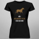 Můj důchodový plán - jízda na koni - dámské tričko s potiskem