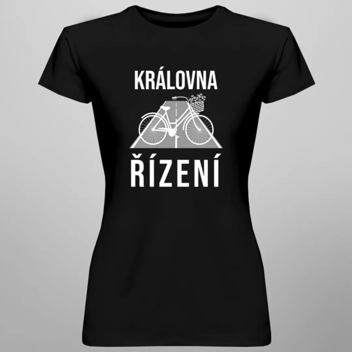 Královna řízení - dámské tričko s potiskem