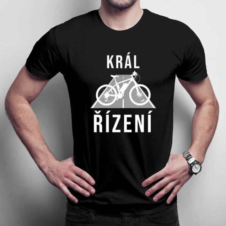 Král řízení - pánské tričko s potiskem