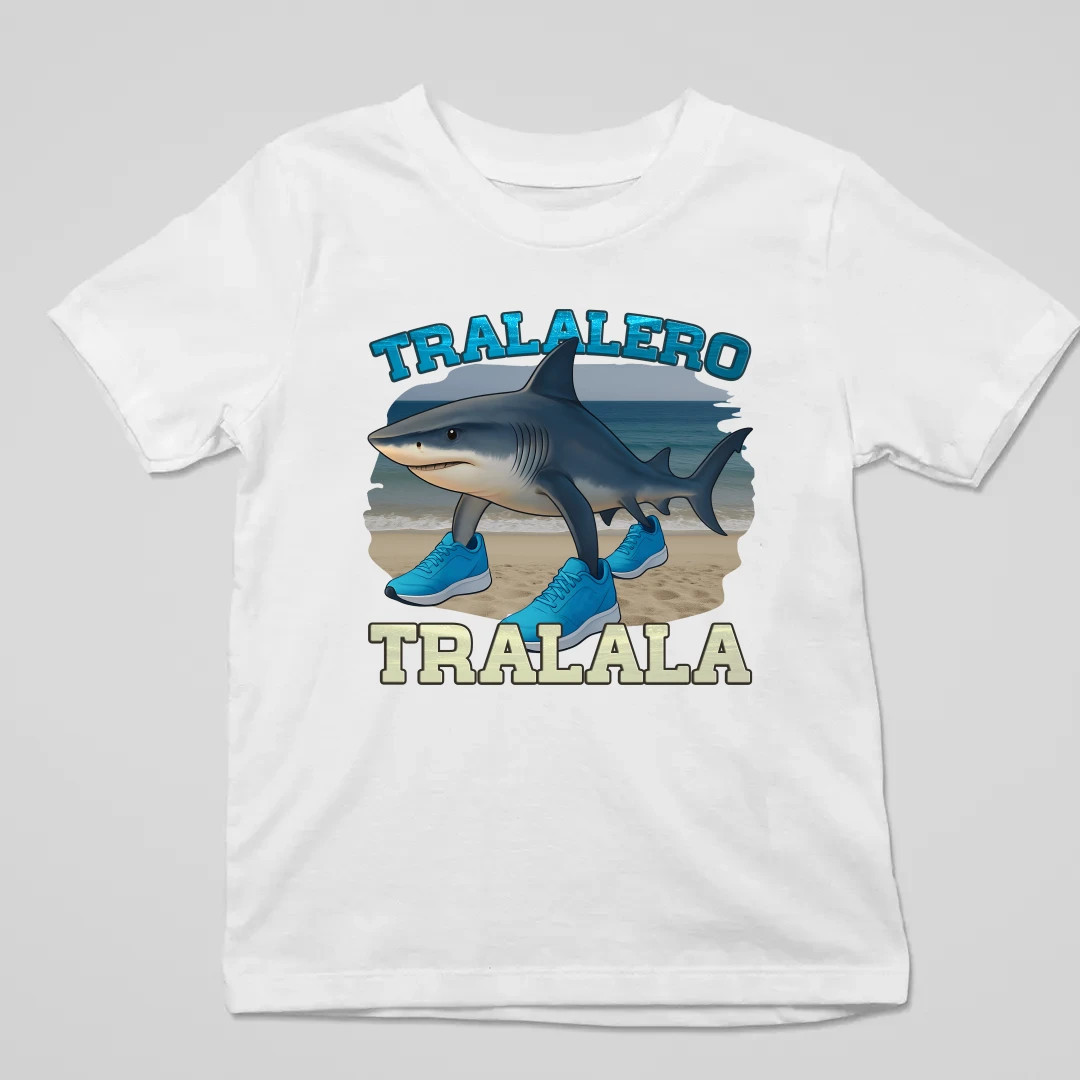 Tralalero Tralala - Italian Brainrot - dětské tričko s potiskem