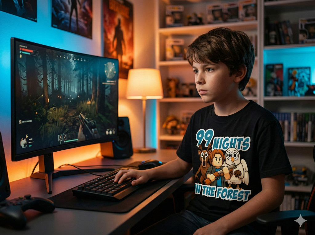 O co jde ve hře 99 nights in the forest? Je to bezpečné pro děti?