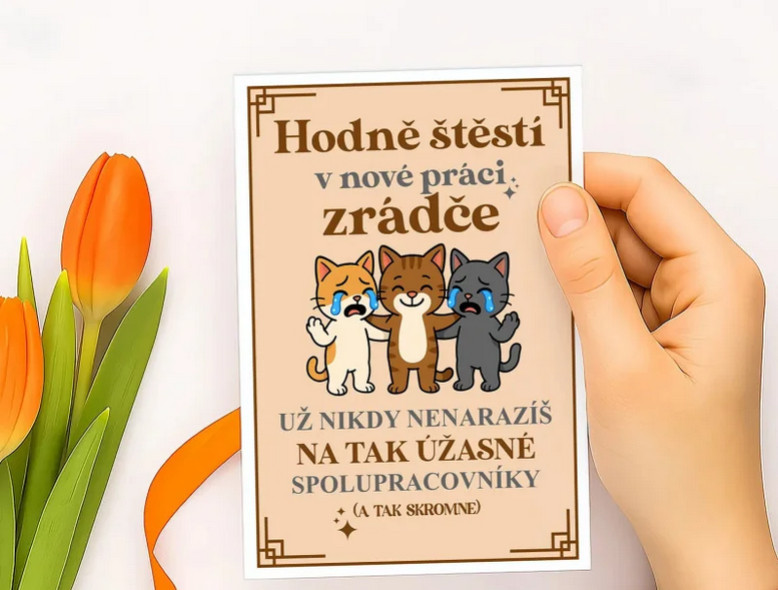 Přání při odchodu z práce – hotové texty na kartičku, e-mail i rozloučení
