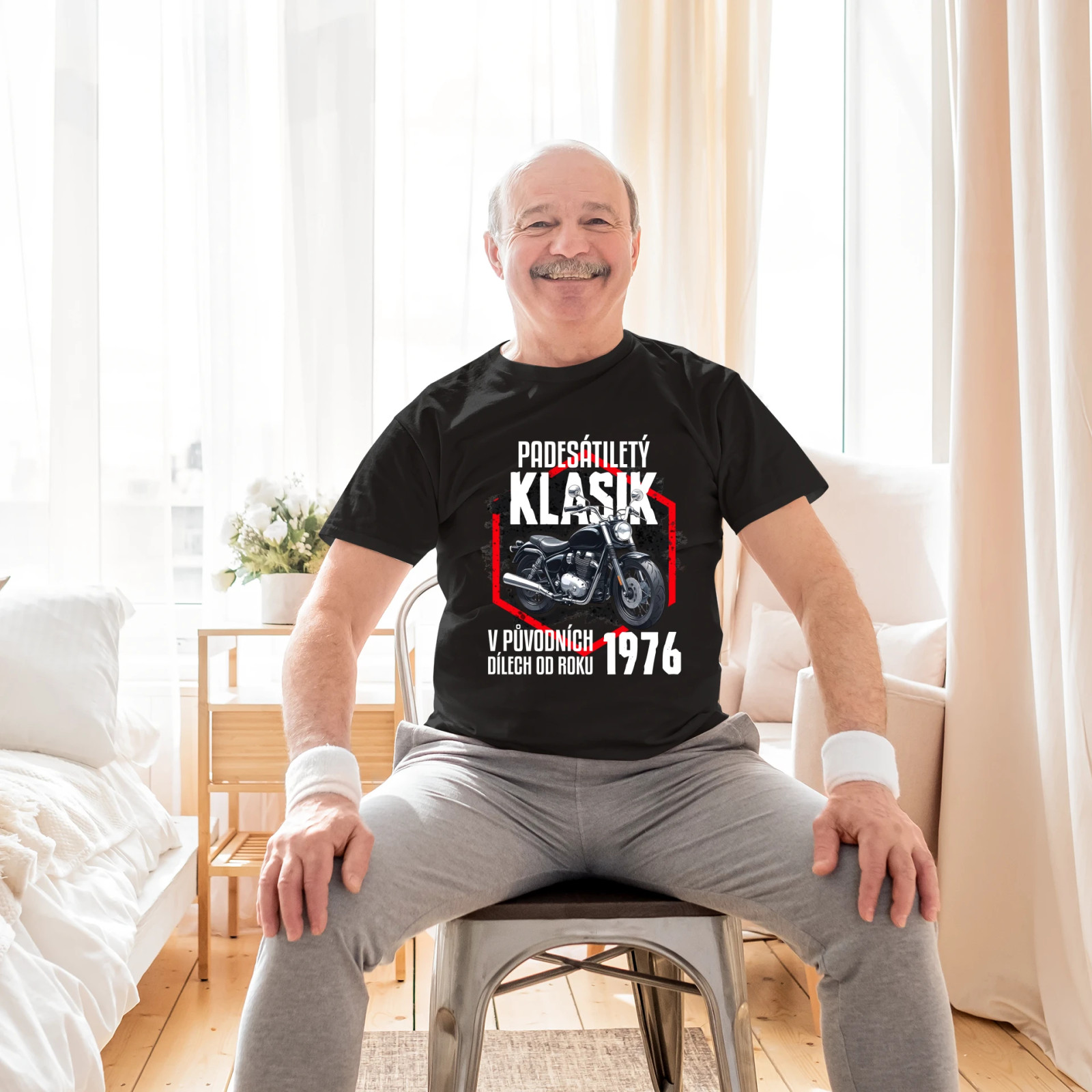 Padesátiletý klasik - v původních dílech od roku 1976 - pánské tričko s potiskem