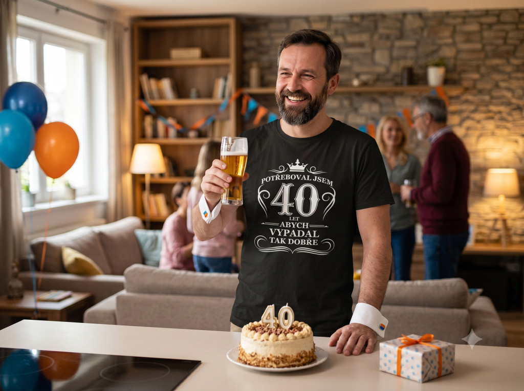 Přání k 40. narozeninám s humorem, elegancí a od srdce