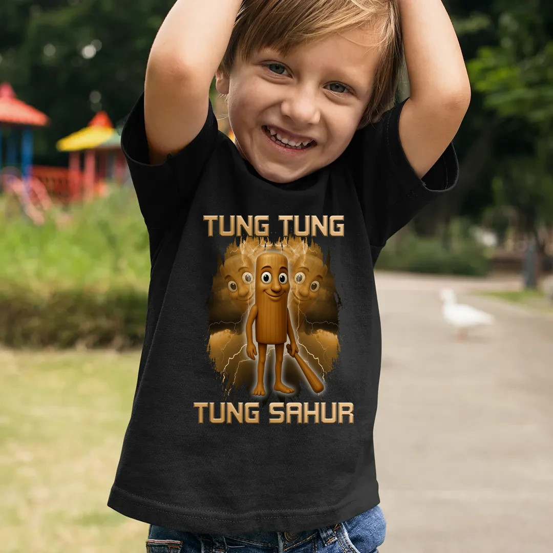 Tung Tung Tung Sahur - Italian Brainrot - dětské tričko s potiskem