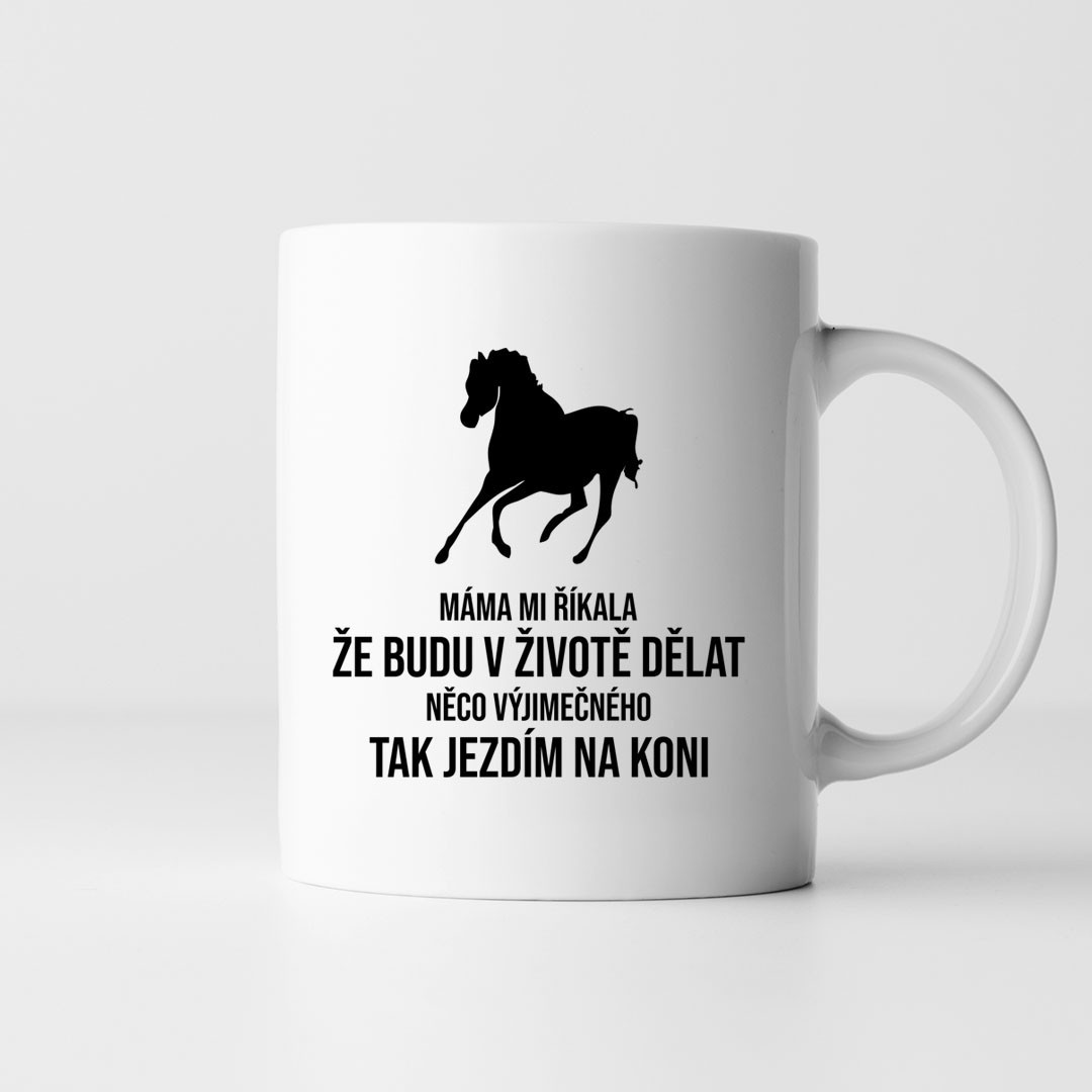 Jezdím na koni - hrnek