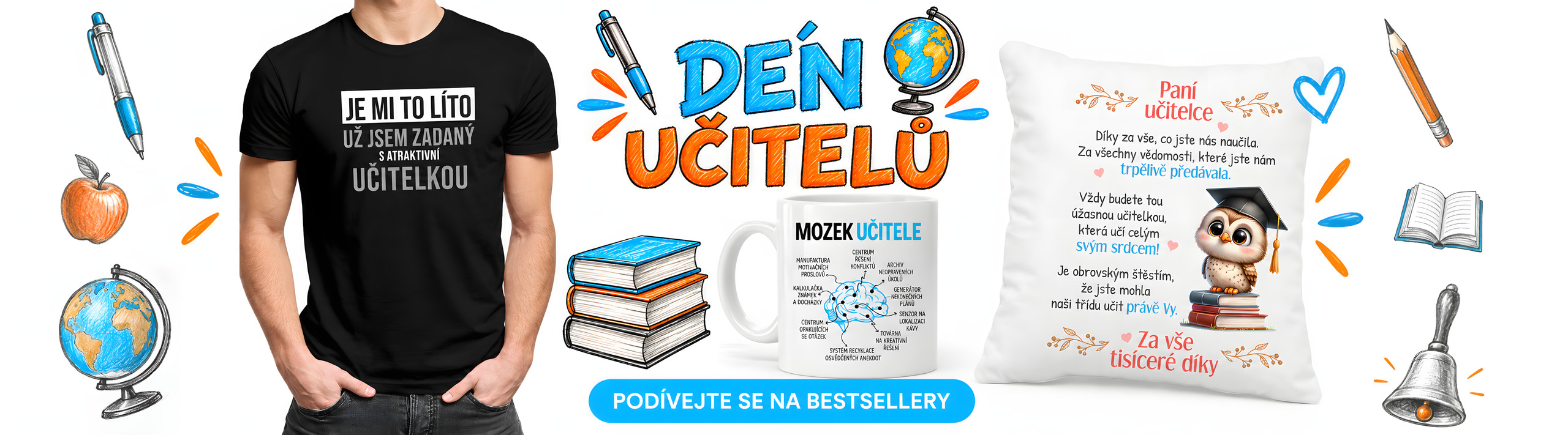 Den učitelů: dárky pro učitele a učitelky